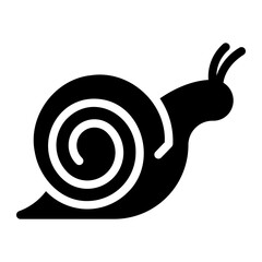 snail glyph icon © afif