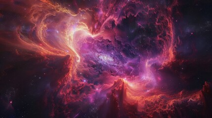 Enigmatic Cosmic Horizons with Celestial Textures --no text --ar 16:9 Job ID: 0e46cb02-8a6f-48cd-bb6f-7229f1d84236