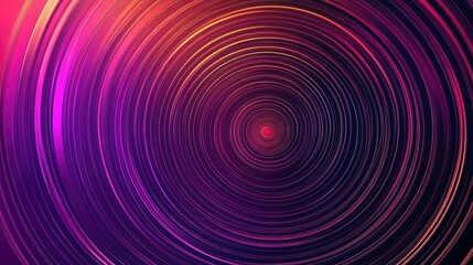 Dynamic abstract line art of concentric circles, with a subtle gradient background suitable for text