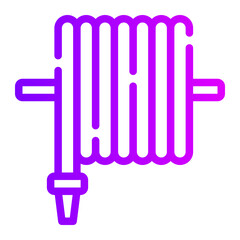 Obraz premium water hose gradient icon