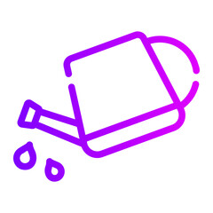 watering can gradient icon
