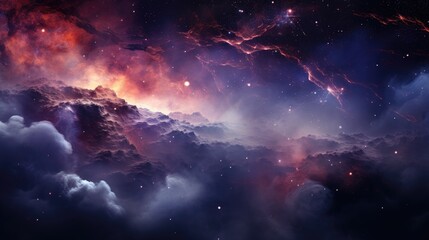 Fototapeta premium beautiful space, galaxy background