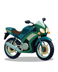 A motorcycle vector illustration