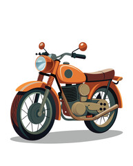 A motorcycle vector illustration