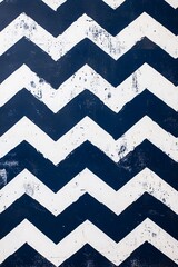 ジグザグシェブロンパターンの白黒デザインの縦画像