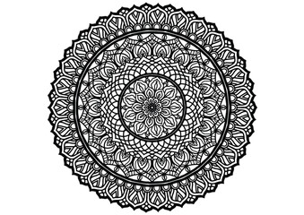 Flower mandala decorative element3