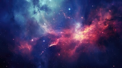 beautiful space, galaxy background