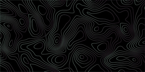 Topographic canyon geometric map relief texture with curved layers and shadow. abstract White background with a beautiful pattern, Topographic contour lines vector map seamless pattern vector.