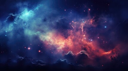 Fototapeta premium beautiful space, galaxy background