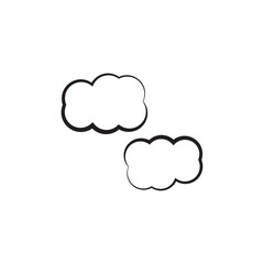 Obraz premium cloud logo icon