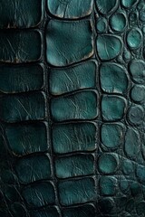 Fototapeta premium ワニの皮の接写の縦画像