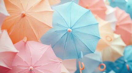 Colorful Umbrellas Hanging