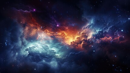 beautiful space, galaxy background