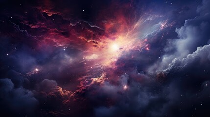 beautiful space, galaxy background