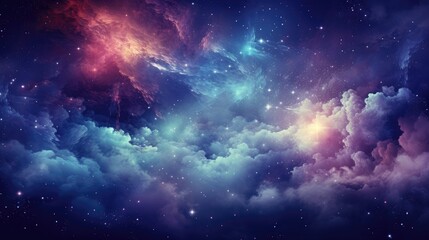 beautiful space, galaxy background