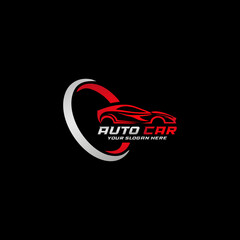 Car Garage Premium Concept Logo Design