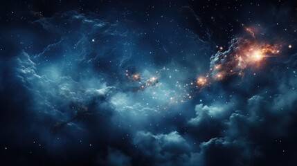 beautiful space, galaxy background