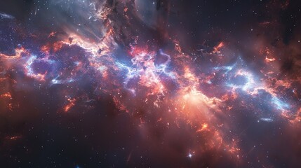 beautiful space, galaxy background