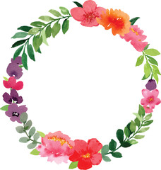 orange pink purple flower.eps