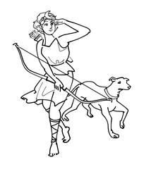 ギリシャ神話の神-アルテミス