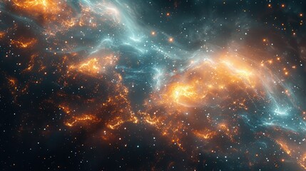 beautiful space, galaxy background