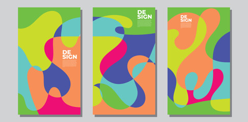 Abstract colorful psychedelic pop art background for summer