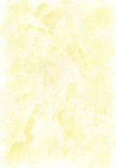 黄色のシンプルな水彩の筆跡残る背景素材