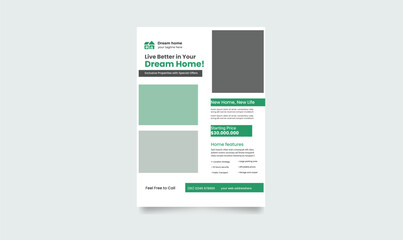 Real Estate Flyer & poster template