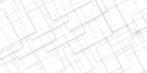 White cement and plaster square wall texture background. modern interior design. Abstract background with squares.