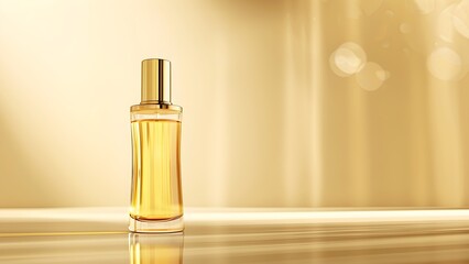 Yellow cosmetic perfume for beauty brand