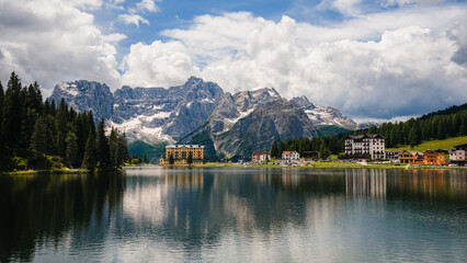 lake in the mountains