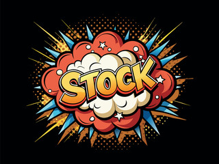 A stcok Comic book  bubble vector illustration icon design