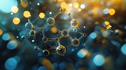 abstract medical backdrop and generous copy space make it an excellent choice for presentations and educational content about brain cell networks.