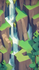 Polygon Water fall