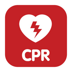 heart cpr medical icon vector design	
