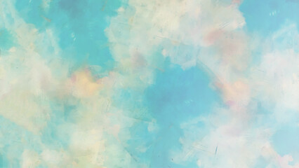 Abstract colorful oil painting on canvas texture vector. Backdrop brush stroke abstract effect.