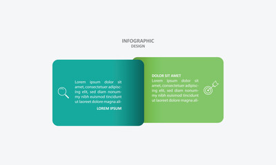 Modern infographic template 
