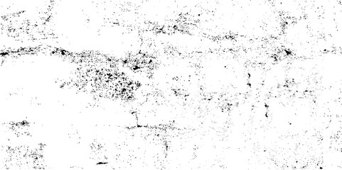 Vector grunge overlay texture. Black and white background.