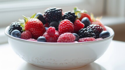Healthy Start: Breakfast with Fresh Berries