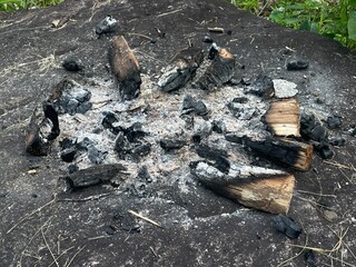 Camping fire Finished