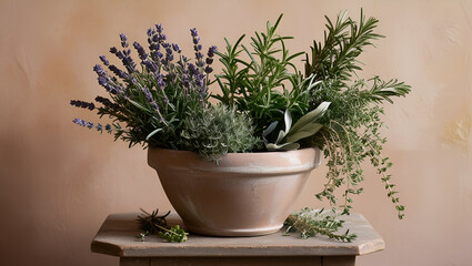 Fototapeta premium leonadro Phoenix A serene still life arrangement of various ar ai generative