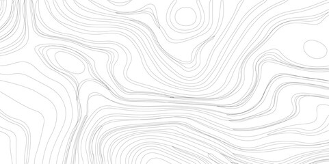 The concept of a conditional geography scheme and the terrain path. Gray & White. Ultra wide size, Distorted wave monochrome texture. 