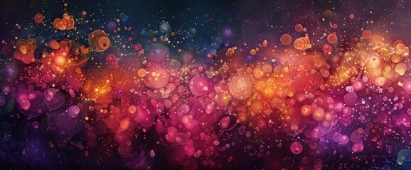 Naklejka premium Abstract Cosmic Burst