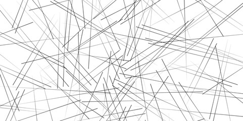 Fototapeta premium Trendy random diagonal lines image. Chaotic abstract line seamless pattern.