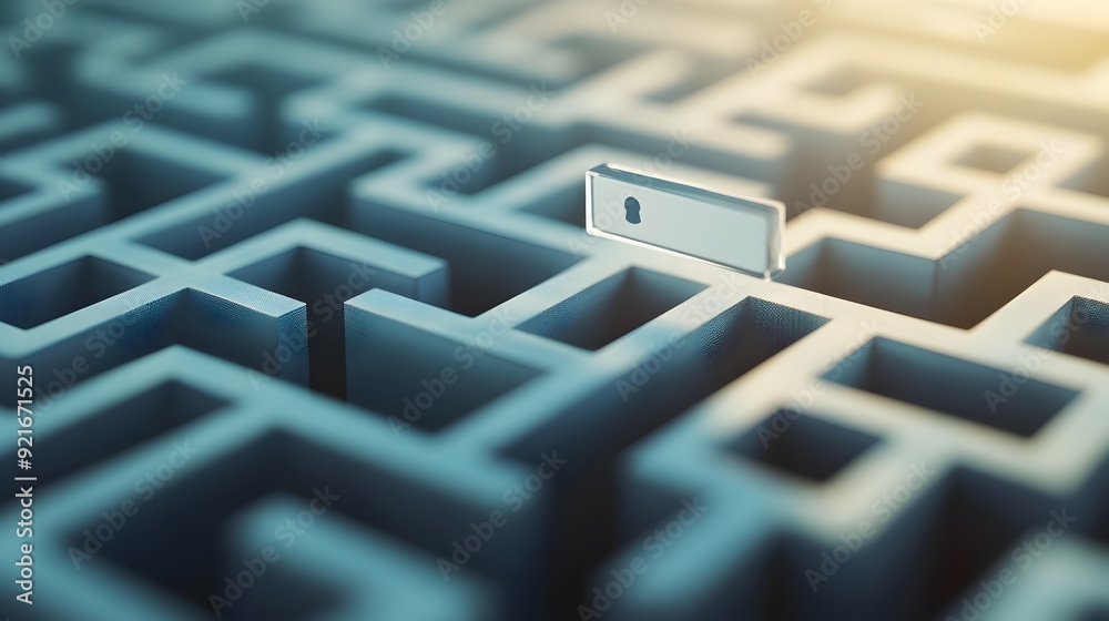 Poster Navigating the Digital Maze A Search Guided 3D Pathway