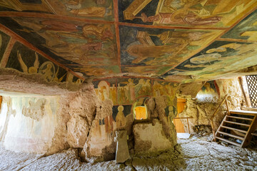 Mediaval frescoes of the Rock Churches of Ivanovo in Bulgaria, a world heritage site