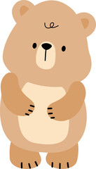 Cute Kawaii Bear Illustration Adorable Cartoon Bear Characters