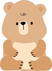 Cute Kawaii Bear Illustration Adorable Cartoon Bear Characters