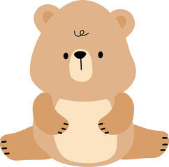 Cute Kawaii Bear Illustration Adorable Cartoon Bear Characters