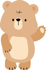 Cute Kawaii Bear Illustration Adorable Cartoon Bear Characters